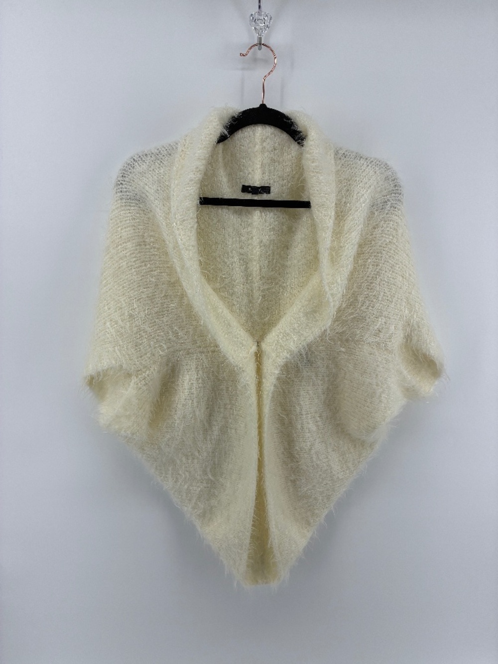 Super Soft Fuzzy Short Sleeve RW&Co Shrug Cardigan